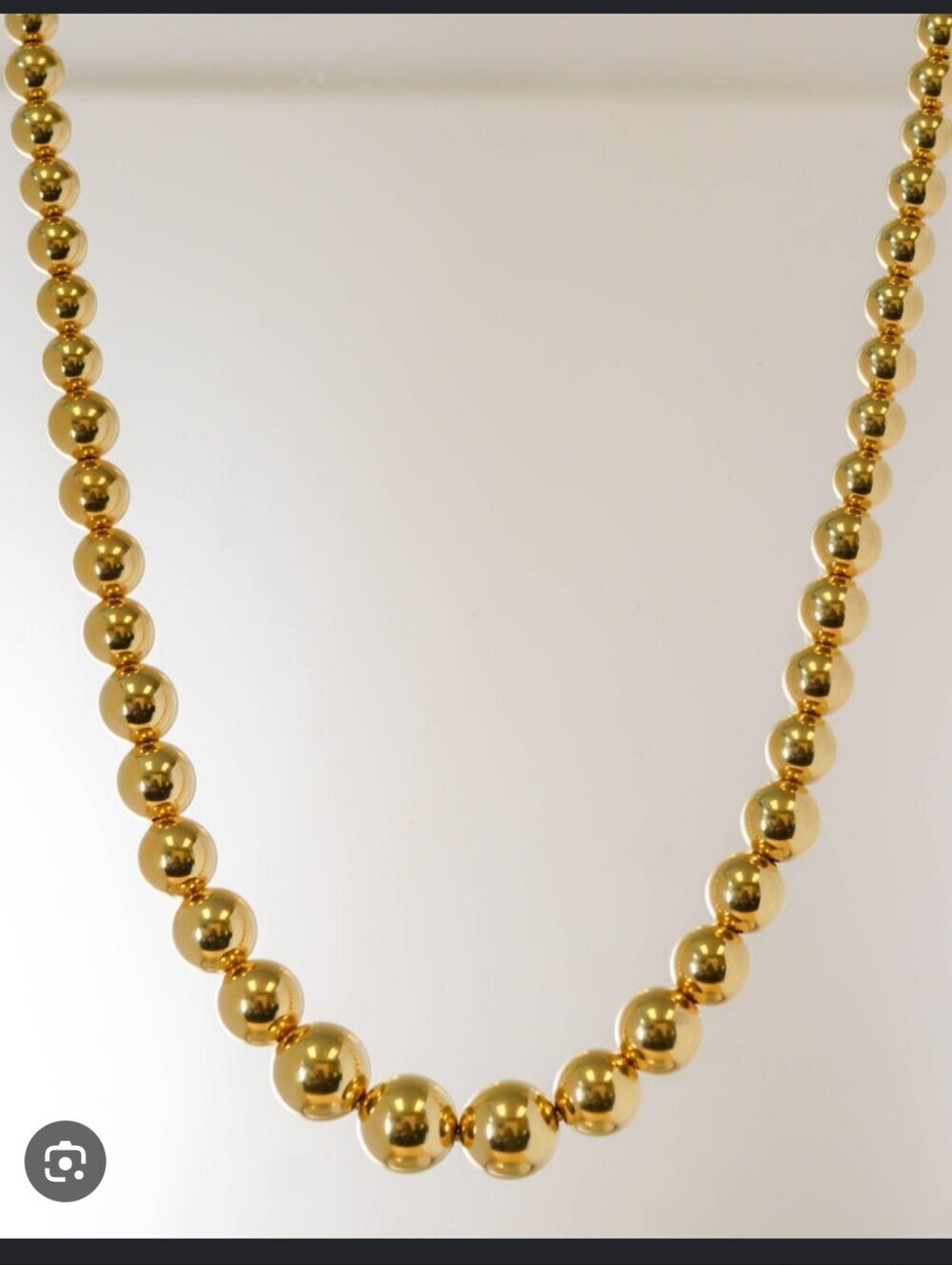 NWB Lie Studio Olivia Necklace 18 Carat Golden Plated Brass 25 Inch Necklace